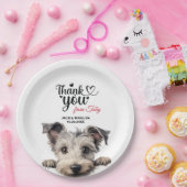 Assiettes En Carton Chien de pomme (Fête)