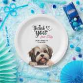 Assiettes En Carton Chien Lhasa Apso (Fête)