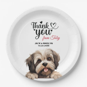 Assiettes En Carton Chien Lhasa Apso