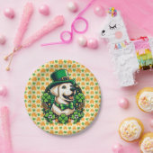 Assiettes En Carton Chien mignon de la Saint Patrick (Fête)