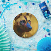 Assiettes En Carton Chien sauvage africain (Fête)