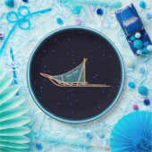 Assiettes En Carton Chien Sur Étoiles (Fête)