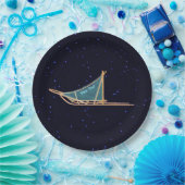 Assiettes En Carton Chien Sur Étoiles (Fête)