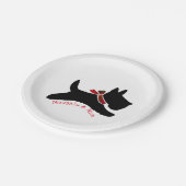 Assiettes En Carton Chien vilain et Nice de Scottie (Angle)