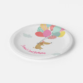 Assiettes En Carton Chienne chienne Plaques de papier d'anniversaire P (Angle)