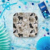 Assiettes En Carton Chiens Chiens Chiens Chiens Chiens Chiens Chiens P (Fête)