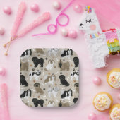Assiettes En Carton Chiens Chiens Chiens Chiens Chiens Chiens Chiens P (Fête)