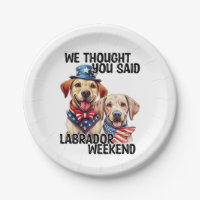 Chiens du Labrador patriotique Citation d'Humour d