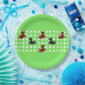 Assiettes En Carton Chiens écossais (Fête)