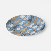 Assiettes En Carton Chiens souriants (Angle)