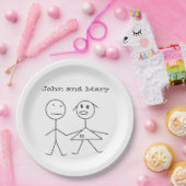 Assiettes En Carton Chiffre personnalisé mignon plaques à papier de (Fête)