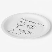 Assiettes En Carton Chiffre personnalisé mignon plaques à papier de (Angle)