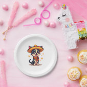 Assiettes En Carton Chihuahua Mexique Cinco de Mayo Drôle Chien Copie (Fête)