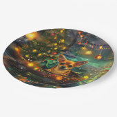 Assiettes En Carton Chihuahua Noël Festive Voyage (Angle)