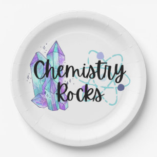 Assiettes En Carton Chiistry Rocks Party Plates