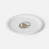 Assiettes En Carton Chill Sloth, USA Animal (Angle)