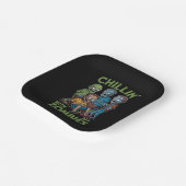 Assiettes En Carton Chillin Avec Mes Zombies Halloween Garçons Enfants (Angulaire)