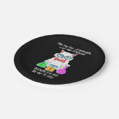 Assiettes En Carton Chimie Pun Étudiant aime Chat (Angle)