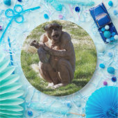 ASSIETTES EN CARTON CHIMPANZEE (Fête)