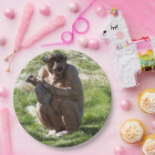 ASSIETTES EN CARTON CHIMPANZEE (Fête)