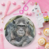 ASSIETTES EN CARTON CHIMPANZEE CUTE (Fête)