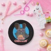 Assiettes En Carton Chinchilla Chinchillin I Cool Sunglasses Cadeau (Fête)