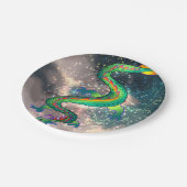 Assiettes En Carton chinois Dragon Connect (Angle)