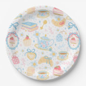 Assiettes En Carton Chinoiserie Teatime Motif (Devant)