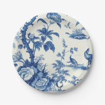 Chinoiseries bleues et blanches