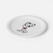 Assiettes En Carton Chiot dalmate (Angle)
