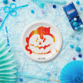 Assiettes En Carton chiot rouge "Platter Citrouille" (Fête)