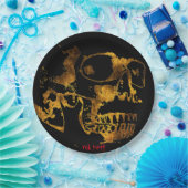 Assiettes En Carton chiot rouge "Plattre d'or" (Fête)