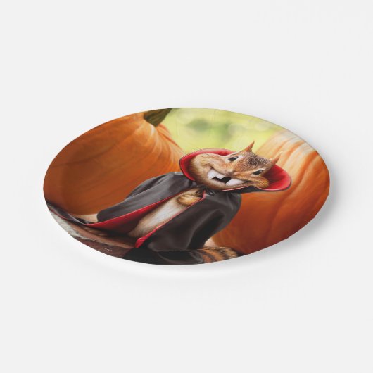Assiettes En Carton Chipmunk Vampire (Angle)