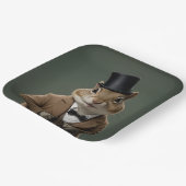 Assiettes En Carton Chipmunk victorien (Angulaire)