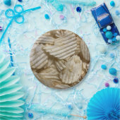 Assiettes En Carton Chips de pommes de terre (Fête)