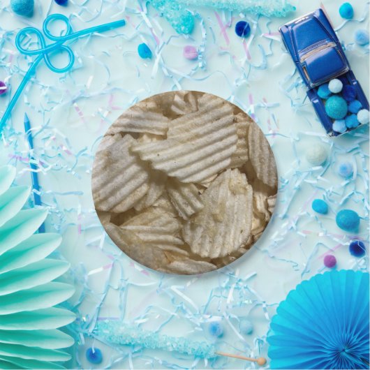 Assiettes En Carton Chips de pommes de terre (Fête)