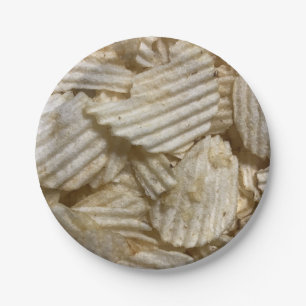 Assiettes En Carton Chips de pommes de terre