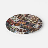 Assiettes En Carton Chocolat (Angle)