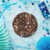 Assiettes En Carton chocolat (Fête)