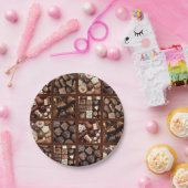 Assiettes En Carton chocolat (Fête)