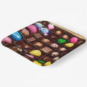 Assiettes En Carton chocolat (Angulaire)