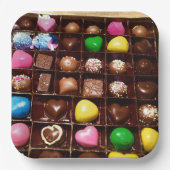 Assiettes En Carton chocolat (Recto)