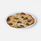 Assiettes En Carton Chocolat à puce biscuit fête d'anniversaire (Angle)