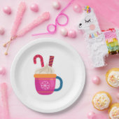 Assiettes En Carton Chocolat chaud (Fête)