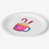 Assiettes En Carton Chocolat chaud (Angle)