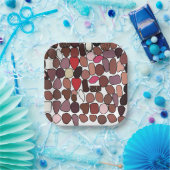 Assiettes En Carton Chocolat confiserie Bonbons fête d'anniversaire (Fête)