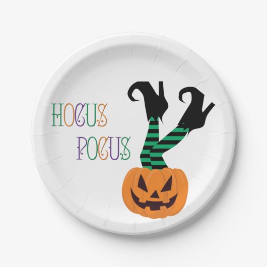 Assiettes En Carton Chocolat de Hocus Pocus (Devant)