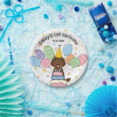 Assiettes En Carton Chocolat Labradoodé Chien Plaques de papier d'anni (Fête)