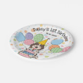 Assiettes En Carton Chocolat Merle Cockapoo Cavapoo Chien Anniversaire (Angle)