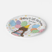 Assiettes En Carton Chocolat Tuxedo Cockapoo Cavapoo Chien Anniversair (Angle)